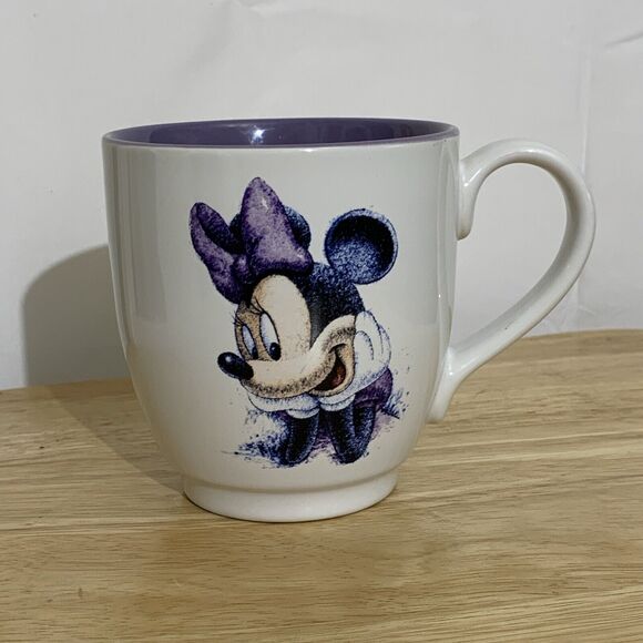 Disney Minnie Mouse Mug Coffee Cup Purple - Picture 1 of 5